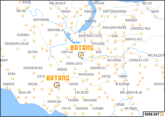 map of Batang