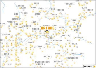 map of Batang