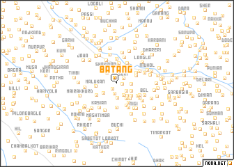 map of Batang