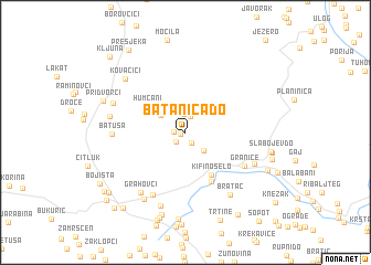 map of Batanića Do