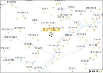 map of Batanje