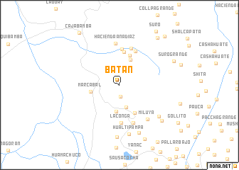 map of Batán