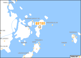 map of Batan