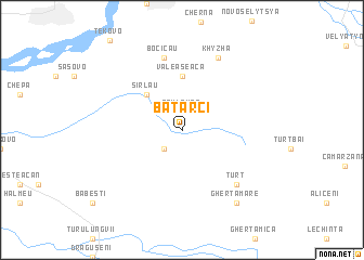 map of Bătarci