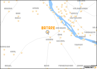 map of Bataré