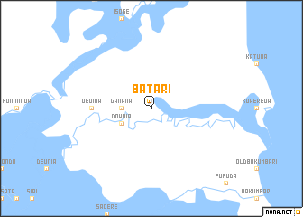 map of Batari