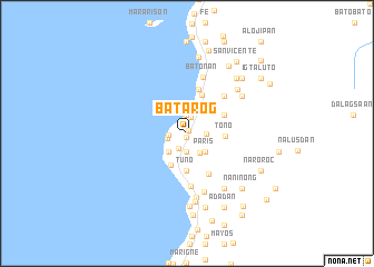 map of Batarog