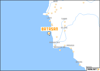 map of Batasan