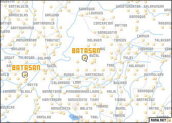 map of Batasan