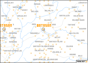 map of Batasan