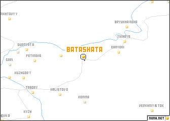 map of Batashata