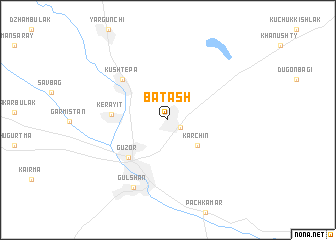 map of Batash