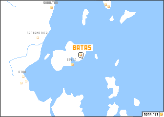 map of Batas