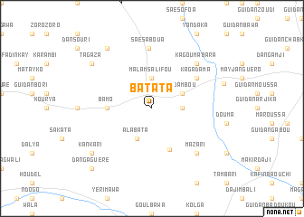 map of Batata