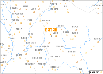 map of Batau