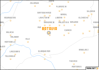 map of Batavia