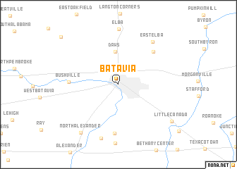 map of Batavia