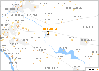 map of Batavia