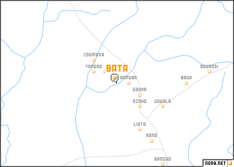 map of Bata