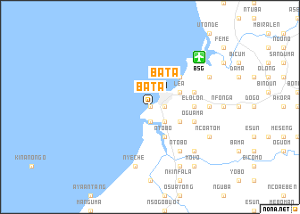 map of Bata