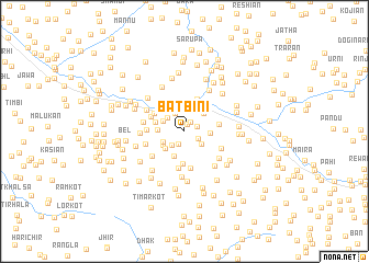 map of Bāt Bīni