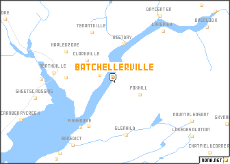 map of Batchellerville