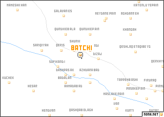 map of Baţchī