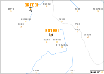 map of Batebi