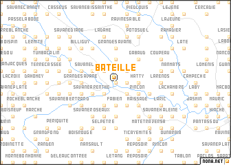 map of Bateille