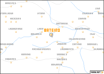 map of Bateiro