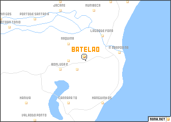 map of Batelão