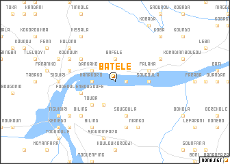 map of Batélé