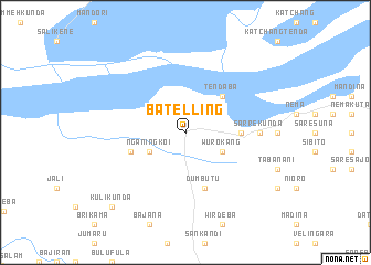 map of Batelling