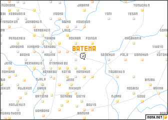 map of Batema