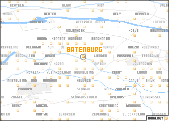 map of Batenburg