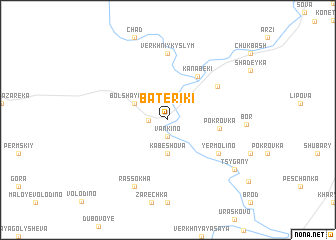 map of Bateriki