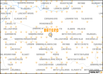 map of Batero