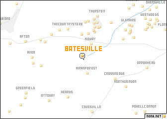 map of Batesville