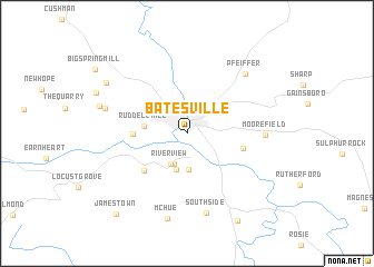 map of Batesville