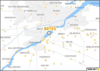 map of Bates