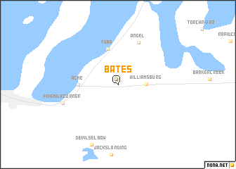 map of Bates