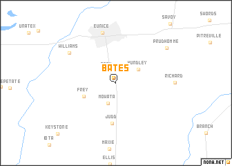 map of Bates