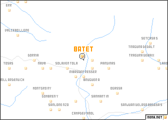 map of Batet