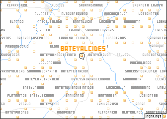 map of Batey Alcides