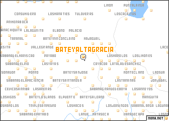 map of Batey Altagracia