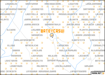 map of Batey Casuí