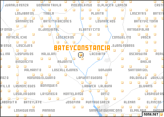 map of Batey Constancia