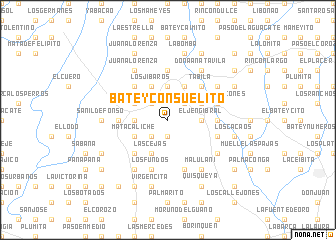 map of Batey Consuelito