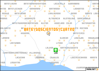 map of Batey Doscientos y Cuatro