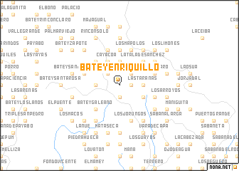 map of Batey Enriquillo